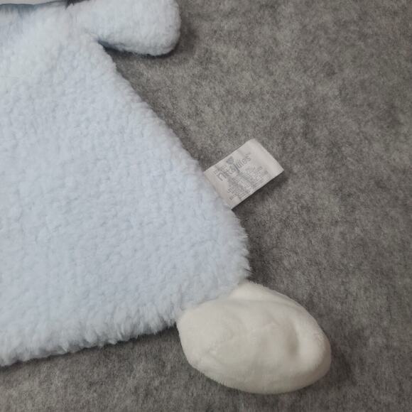 Demdaco Nat & Jules Light Blue Puppy Dog Lovey 11 Inch Rattle Plush Baby Toy - Picture 6 of 9